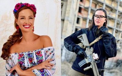 Anastasiia Lenna: Miss Ucrania cambia el cetro por un rifle para defender a su país