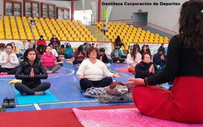 Día internacional del Yoga se vivió en Colina