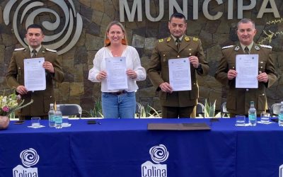 Municipalidad de Colina y Carabineros firmaron convenio de Patrullajes Mixtos